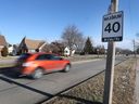 Motorists travel along Ypres Avenue in Windsor on Thursday, January 30, 2025. The city may soon add speed enforcement cameras (accelerators with automatic fines) to keep calm for its traffic.
