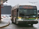 Soon to be history? A Transit Windsor tunnel bus sits Wednesday, Feb. 12, 2025, at the downtown terminal.