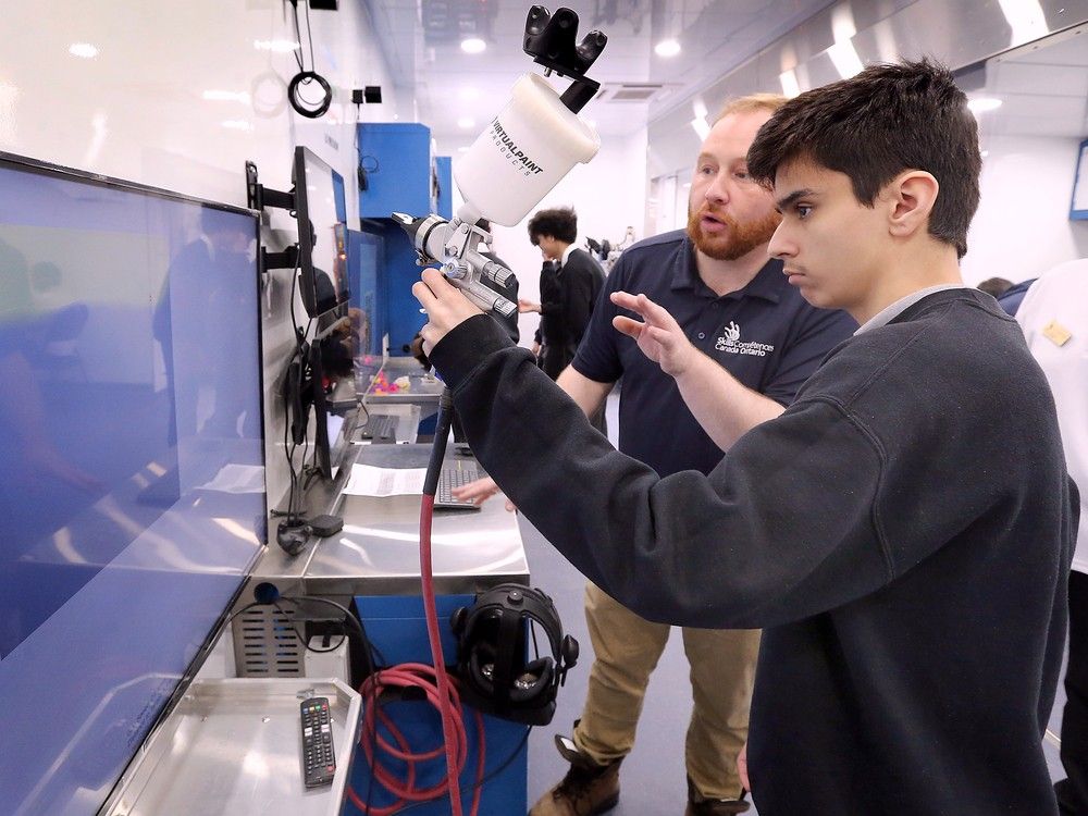 Travelling truck aims to lure more Windsor area students into skilled