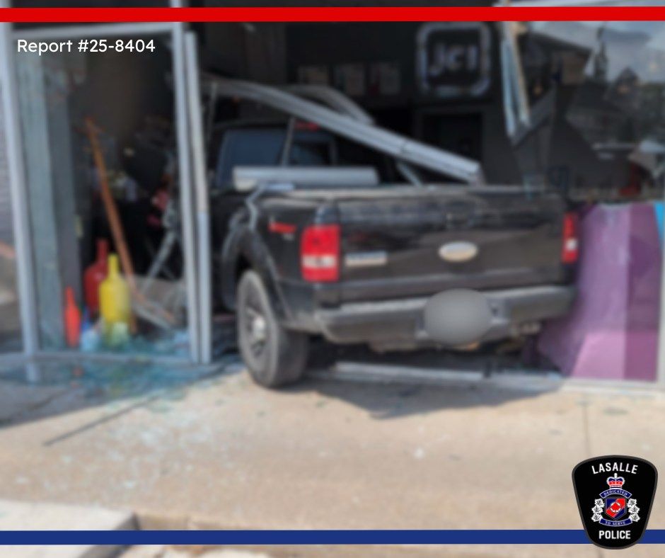 LaSalle man blows twice legal limit after crashing into business