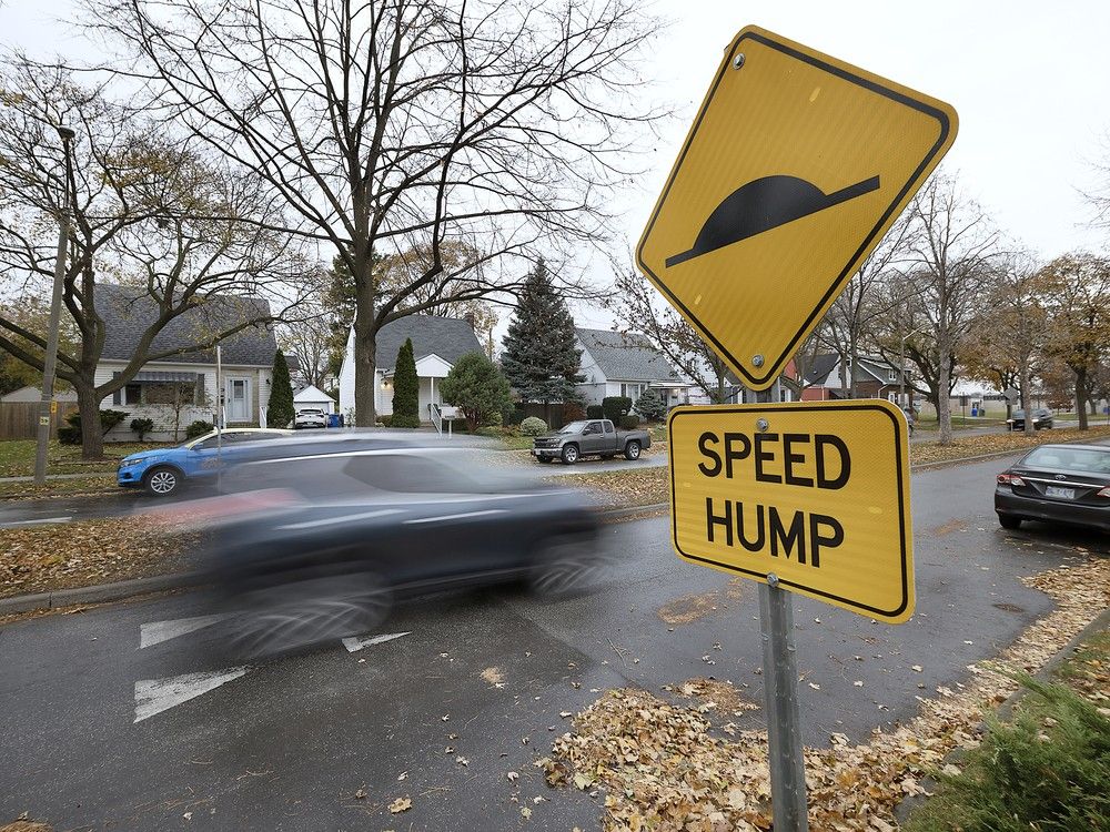 The City of Windsor is too often saying 'yes' to residents calling for speed humps, other traffic calming measures, a staff report says.