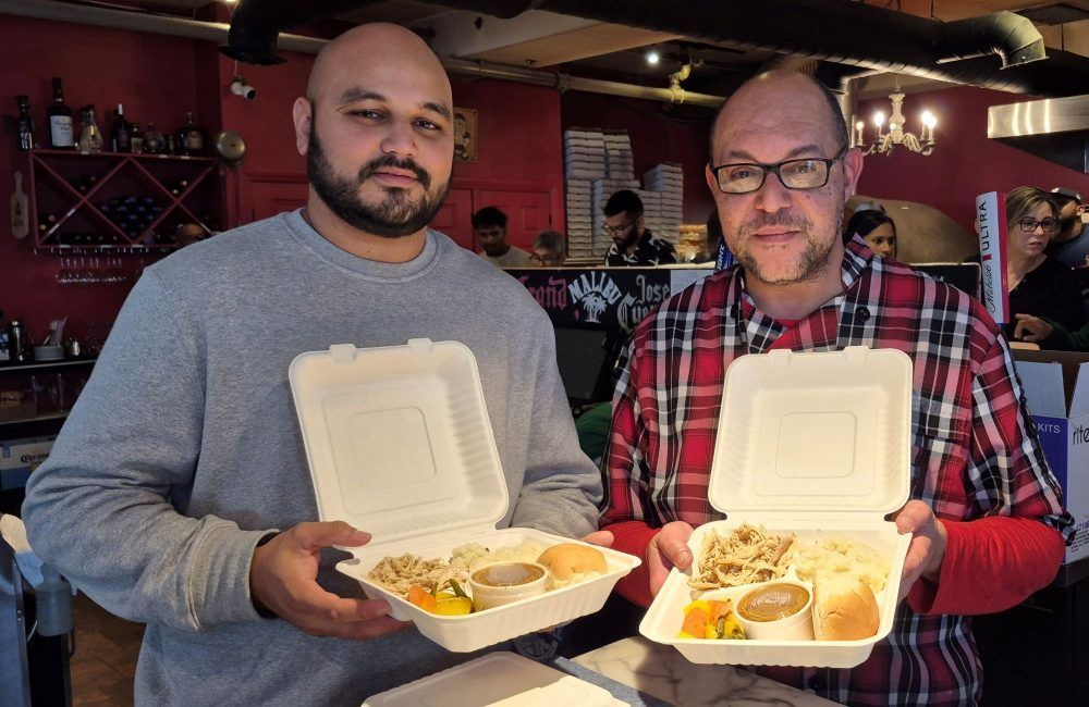Free Christmas dinner serves up hundreds of meals