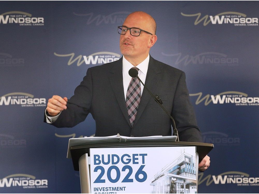 Mayor Drew Dilkens's 2026 budget spares property owners from a tax hike — but for now, he's not saying what it takes to achieve that feat.