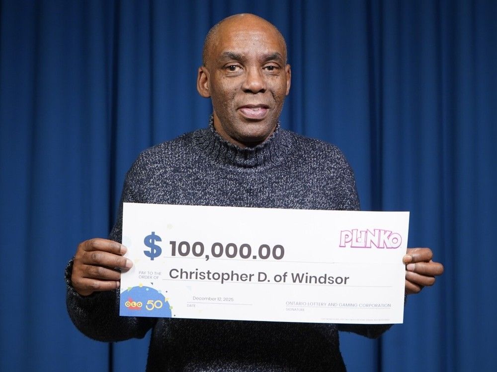 Windsor man wins $100K on Plinko ticket