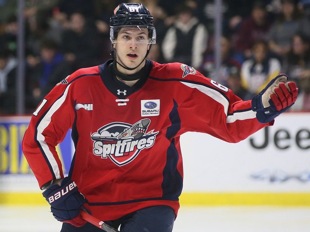 Windsor Spitfires' Ethan Belchetz will look for a standout performance at Wednesday's OHL Top Prospects Game in Peterborough.