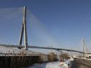 When does it open? The Gordie Howe International Bridge is shown from Windsor on Tuesday, February 10, 2026.
