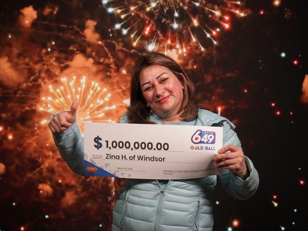 Windsor woman wins $1M lottery ticket draw