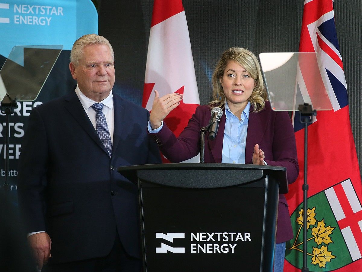 Politicians 'double down' on multibillion-dollar public commitment to Windsor NextStar battery plant