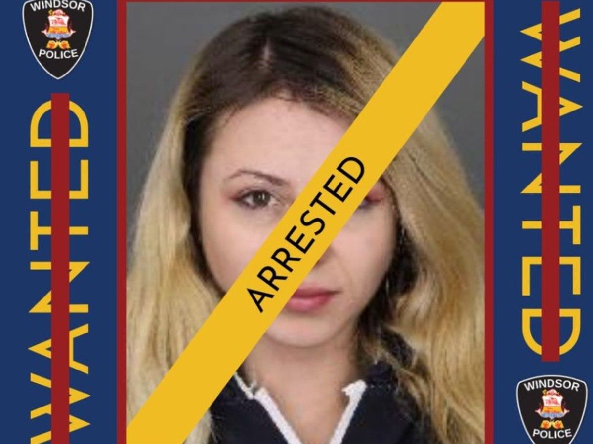 Windsor police have arrested a suspect wanted for credit card fraud who had been named on its 'Wanted in Windsor' list.