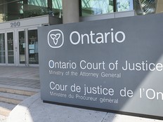 Ontario court of justice sign