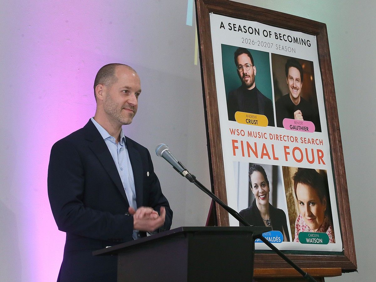 The Windsor Symphony Orchestra unveiled the names of the final four candidates in the orchestra's music director search