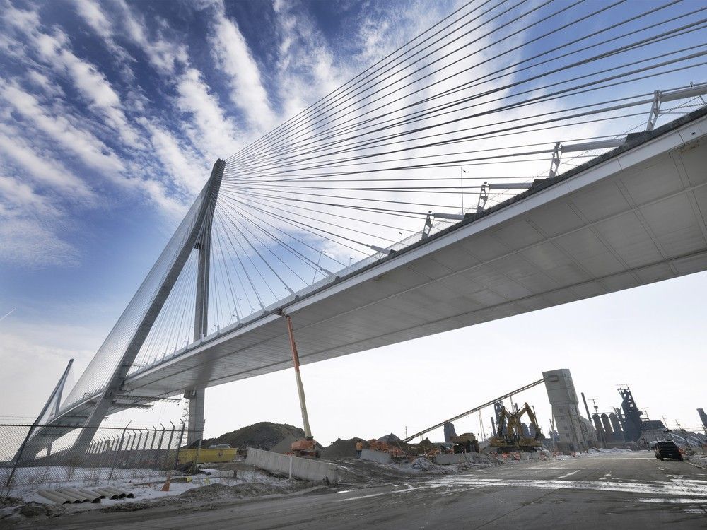 Gordie Howe International Bridge approaching completion