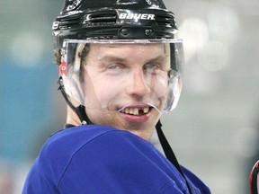 A Winnipeg newspaper says Manitoba Justice is no longer pursuing fraud charges against a former National Hockey League player agent in the city following the man's death. Stacey McAlpine had been accused of bilking former stars Dany Heatley (pictured) and Chris Phillips out of more than 12-million dollars between January 2004 and June 2011.