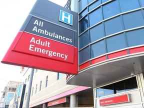 The adult emergency at the Health Sciences Centre in Winnipeg. Winnipeg Sun Files