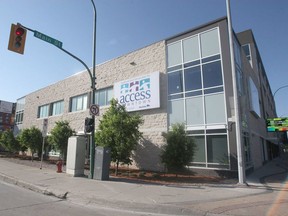 The WRHA headquarters on Main Street and Logan Ave in Winnipeg.