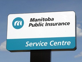 Manitoba Public Insurance Service Centre sign