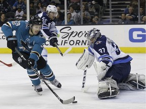 It took him a while to bounce back from a head injury, but Sharks top scorer Logan Couture (39) might be back in form. Couture recorded three assists in the Sharks overtime loss in Ottawa, Friday, his first points since returning New Year's Eve.