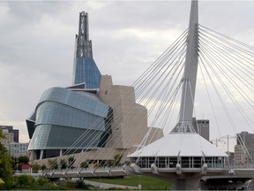 One of Winnipeg's most recognizable museums, the Canadian Museum for Human Rights.