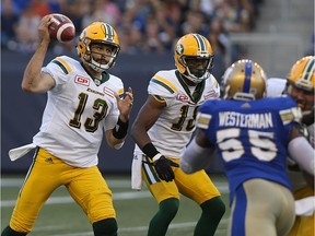 Containing Edmonton quarterback Mike Reilly will be key for the Blue Bombers defence.