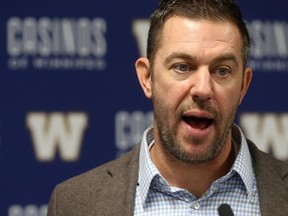 CFL Winnipeg Blue Bombers General Manager, Kyle Walters, at a media availability, in Winnipeg.  Friday, November 17, 2017.   Sun/Postmedia Network
Chris Procaylo, Chris Procaylo/Winnipeg Sun