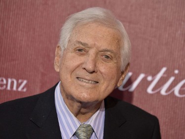 Monty Hall arrives at the Palm Springs International Film Festival Awards Gala at the Palm Springs Convention Center in Palm Springs, Calif. on Jan. 4, 2014. Canadian born "Let's Make a Deal" game show host and philanthropist Monty Hall dies at 96.THE CANADIAN PRESS/AP, Jordan Strauss, Invision ORG XMIT: CPT111

JAN. 4, 2014 FLE PHOTO