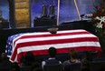 The funeral for Las Vegas Police officer Charleston Hartfield,, a victim of Octobers massacre that killed 58.