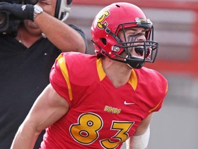 Receiver Brendon Thera-Plamondon, a seventh-round pick out of the University of Calgary, was with the Bombers in training camp.