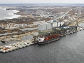 Aerial view of the port of Churchill taken in 2007. THE CANADIAN PRESS Files