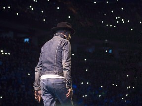 Gord Downie performs at WE Day in Toronto on Wednesday, October 19, 2016. Downie has been named