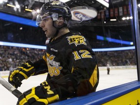 Winnipeg native Stelio Mattheos, 18, leads the Brandon Wheat Kings with 21 goals this season.  (Ian Kucerak/Postmedia Network)