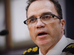 Winnipeg Deputy Police Chief Danny Smyth is shown in Winnipeg on Friday, Dec. 11, 2015. Two more Winnipeg police officers have been arrested on impaired driving charges while off duty.Police chief Smyth says the two were arrested in separate incidents earlier this month and are on administrative leave.THE CANADIAN PRESS/John Woods ORG XMIT: CPT130
