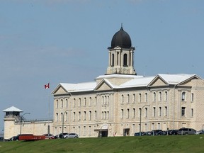 Stony Mountain Institution north of Winnipeg