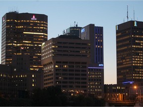 The skyline of Winnipeg, Man. is seen Thursday August 28, 2014. Brian Donogh/Winnipeg Sun/QMI Agency