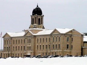 A lockdown is underway at the Stony Mountain Institution near Winnipeg.