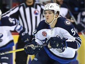 Forward Jack Roslovic is one of three players the Winnipeg Jets have returned to the Manitoba Moose, it was announced Sunday.