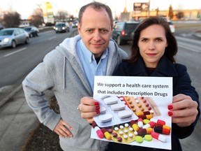 Burrows MLA Cindy Lameroux (right) with her father, Winnipeg North MP, Kevin Lameroux will jointly press for a universal prescription drug plan.