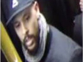 Winnipeg Police Service is asking for the public assistance in locating a suspect who police say struck a female victim in the face causing significant facial injuries on a Winnipeg Transit bus on Nov. 4.