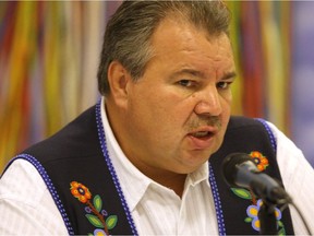 Manitoba Metis Federation president David Chartrand.