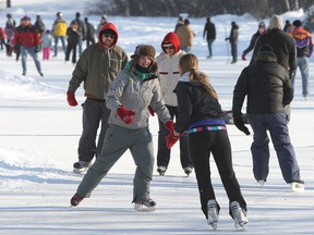 One of Winnipeg's most popular skating hangouts opened on Wednesday at Assiniboine Park. BRIAN DONOGH/WINNIPEG SUN/QMI AGENCY
