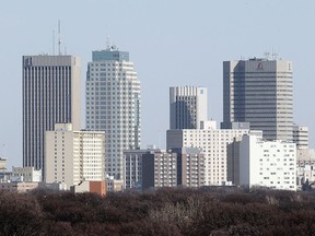 The Winnipeg skyline is seen Friday March 16, 2012. BRIAN DONOGH/WINNIPEG SUN/QMI AGENCY