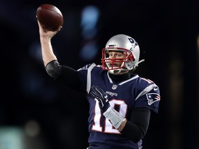 Tom Brady and the New England Patriots remain Super Bowl favourites. (GETTY IMAGES)