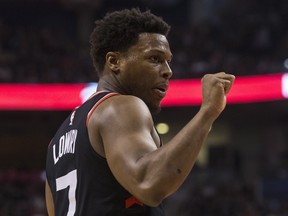 Toronto Raptors guard Kyle Lowry was named to the NBA all-star game on Tuesday. (THE CANADIAN PRESS)