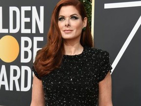 Actress Debra Messing arrives for the 75th Golden Globe Awards on January 7, 2018, in Beverly Hills, California.