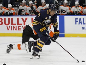 There’s little doubt the blockbuster deal between the Jets and Buffalo Sabres three years ago that sent Evander Kane (9) to the Sabres changed the direction of both franchises.