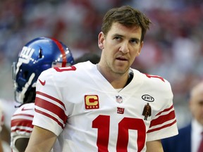 New York Giants quarterback Eli Manning will be speaking at the Rady Jewish Community Centre's annual sports dinner in June.
