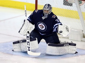 Winnipeg Jets goalie Connor Hellebuyck is expected to get his 44th start of the season Sunday against the New York Rangers.