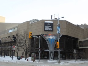 The Millenium Library on Donald Street in Winnipeg.