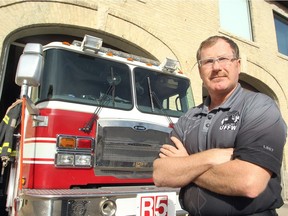 United Firefighters of Winnipeg president Alex Forrest.