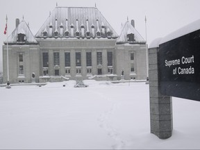 The Supreme Court of Canada is seen in Ottawa on Jan. 9, 2018.