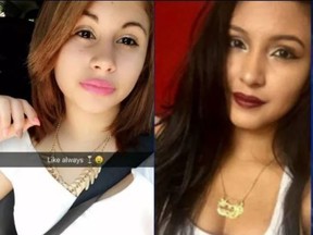 Demaris Alexandra Reyes Rivas, LEFT, fell afoul of MS-13 and gang member Venus Romero Iraheta.